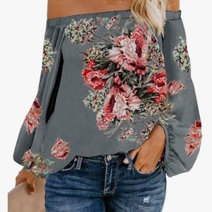 Off Shoulder Flowy Top